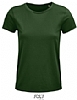Camiseta Organica Mujer Crusader Sols - Color Verde Botella